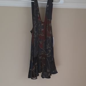 Free People silk tunic dress NWT